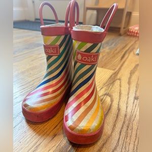 Oaki toddler rainboots, good used condition